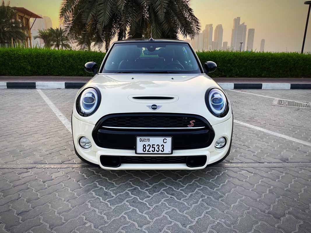 Mini Cooper convertible (White)