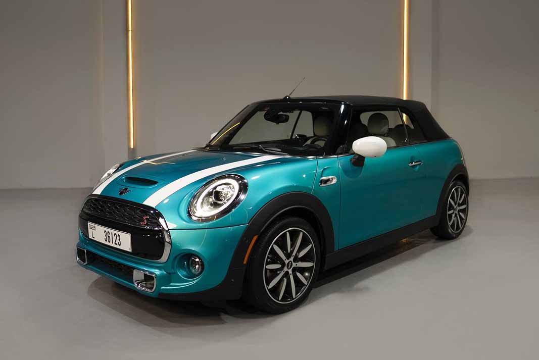 Mini Cooper S convertible (Green)