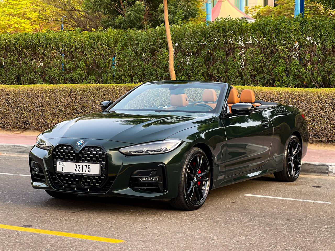 BMW 430 convertible green