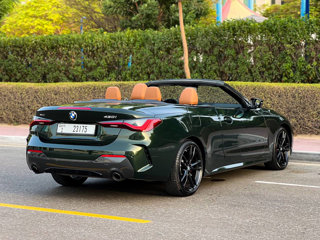 BMW 430 convertible green