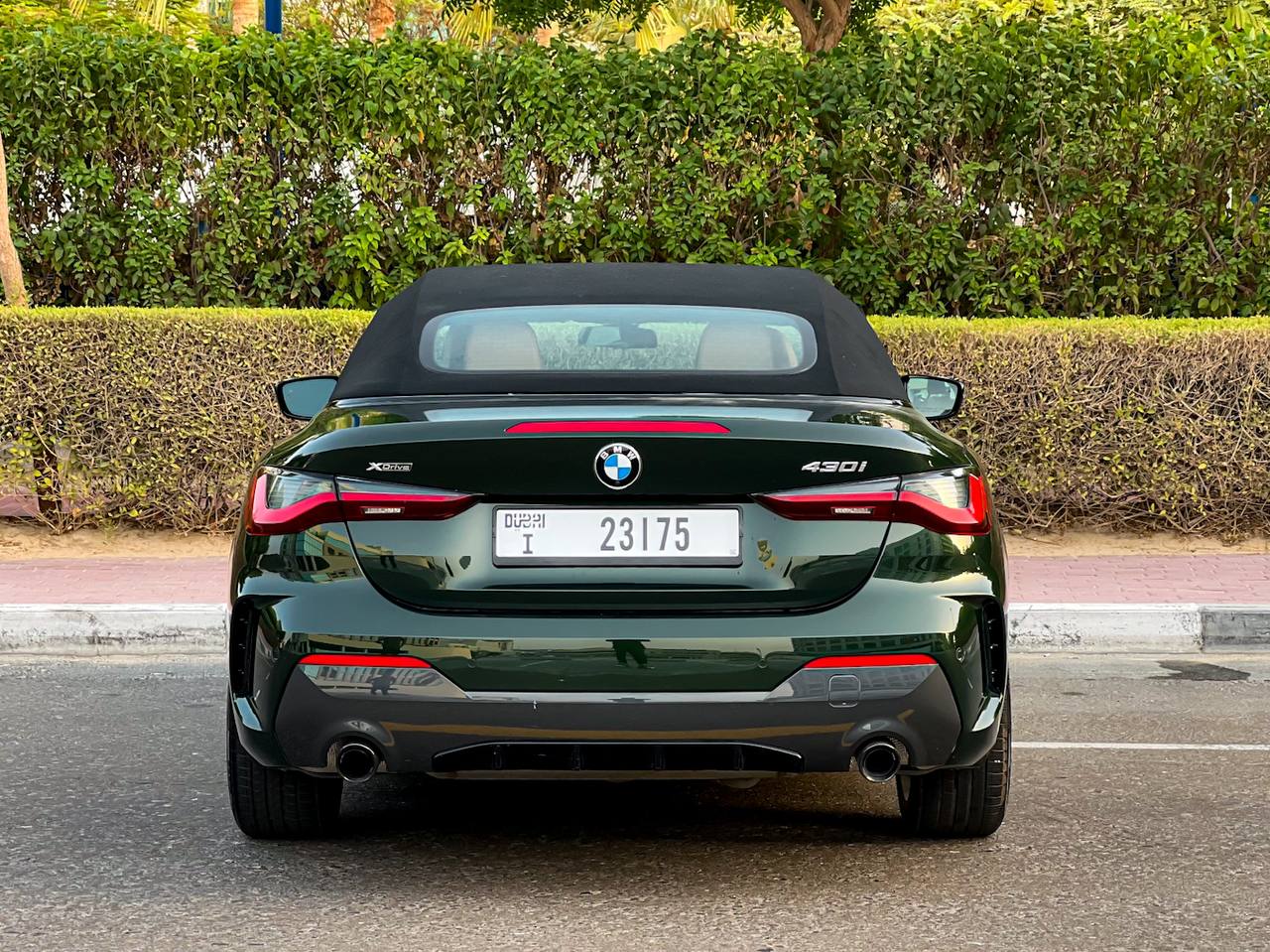 BMW 430 convertible green