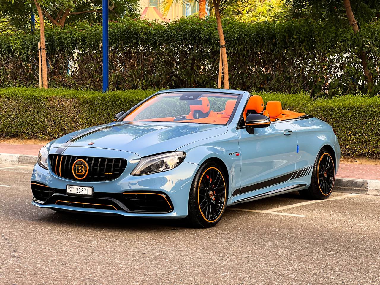 Mercedes C63 convertible brabus