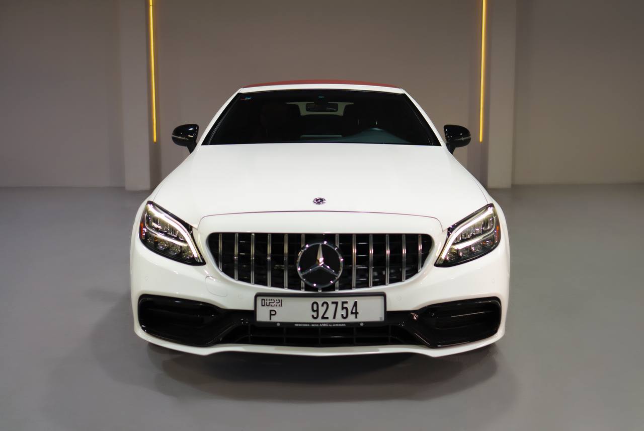 Mercedes C300 convertible (White)