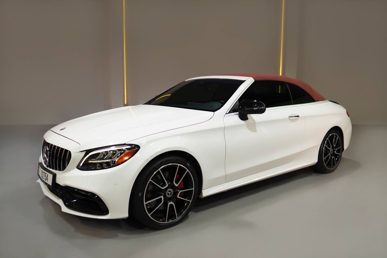 Mercedes C300 convertible (White)