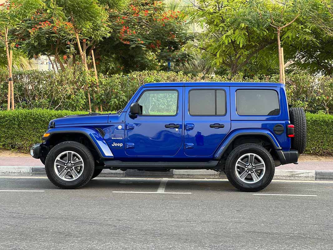 Jeep wrangler Blue