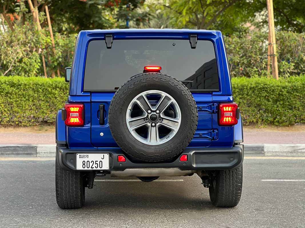 Jeep wrangler Blue