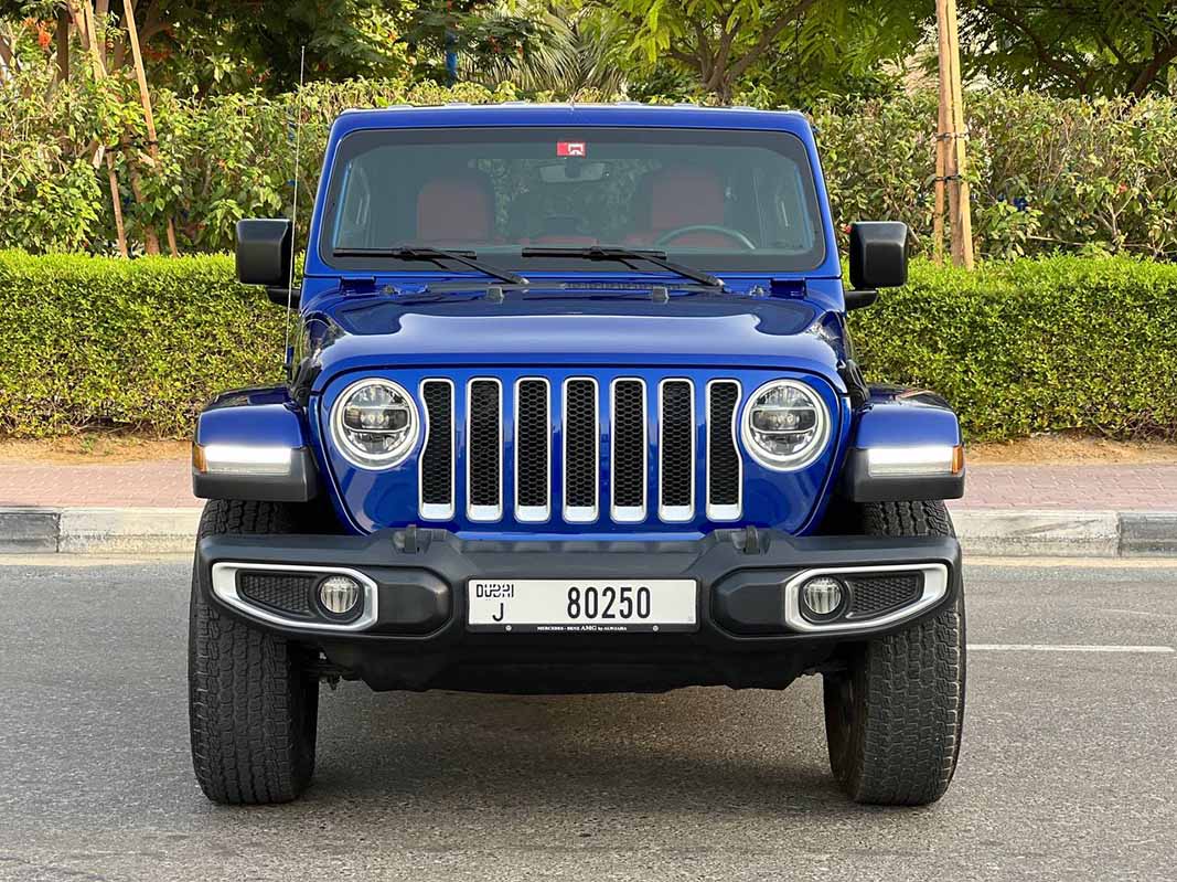 Jeep wrangler Blue