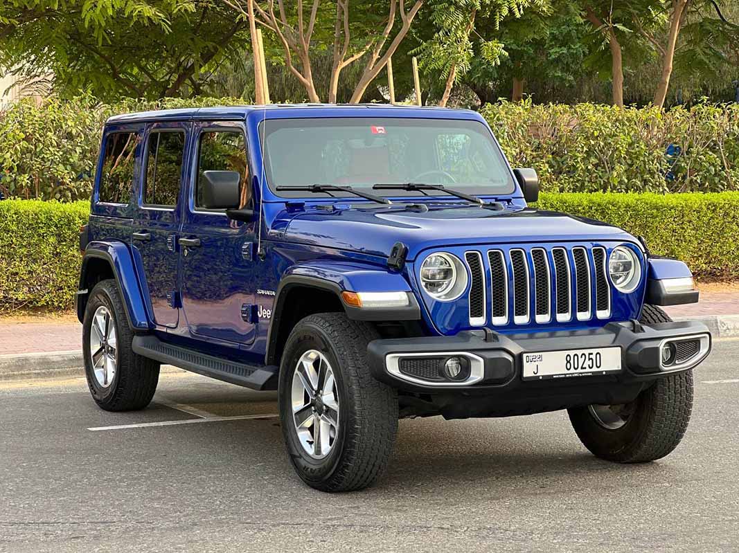 Jeep wrangler Blue