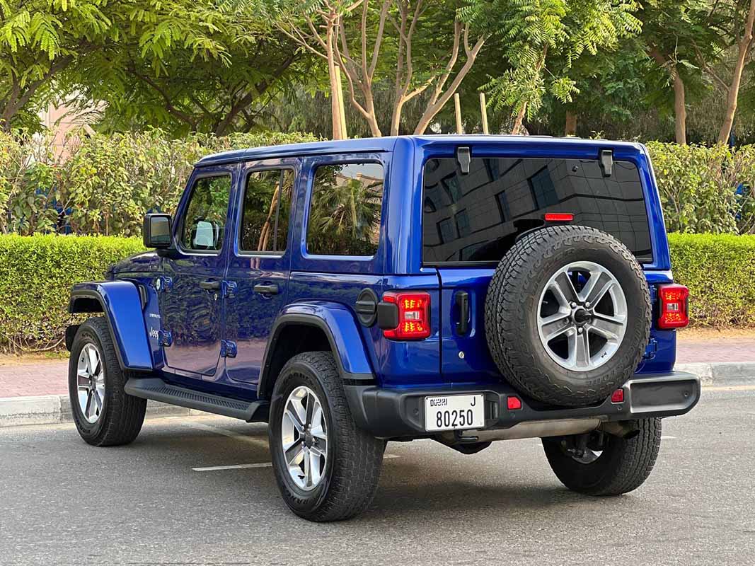 Jeep wrangler Blue