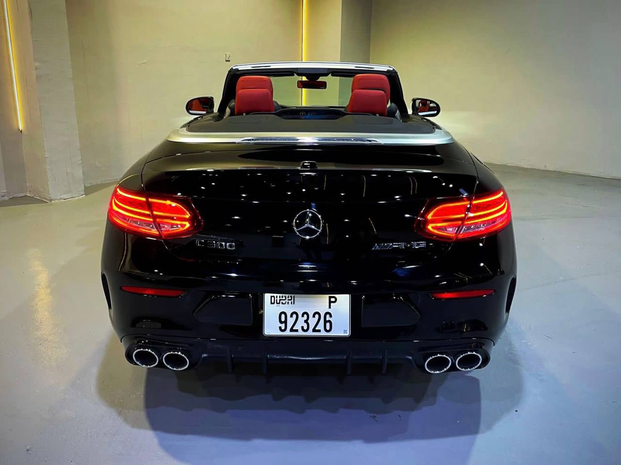 Mercedes C300 convertible (Shine Black)